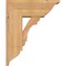 Ekena Millwork Olympic Traditional Smooth Bracket w/ Offset Brace, Western Red Cedar, 7 1/2"W x 18"D x 22"H BKT0806X18X22OLY01SWR - alternate 4